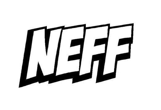 Neff Text Logo | Die Cut Vinyl Sticker Decal | Blasted Rat