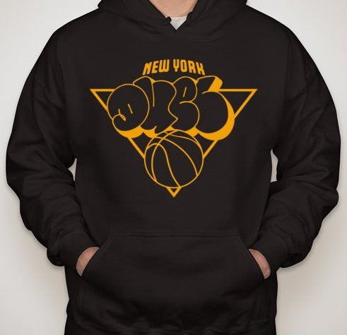 Duel Graffiti New York Basketball Hoodie