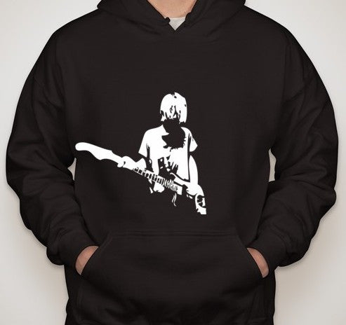 Nirvana Kurt Cobain with Guitar Hoodie | Blasted Rat