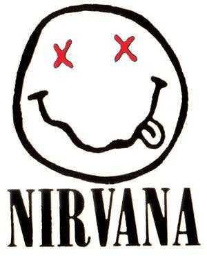 Nirvana Smiley | Die Cut Vinyl Sticker Decal | Blasted Rat