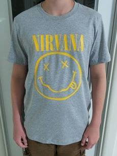 Nirvana Smiley T-shirt | Blasted Rat