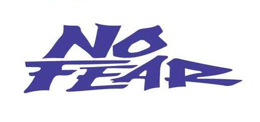 No Fear Logo | Die Cut Vinyl Sticker Decal | Blasted Rat