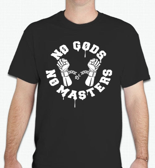 No Gods No Masters Anarchy Chain Breaker T-shirt