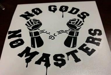 No Gods No Masters Nothing To Lose But Our Chains Anarchy | Die Cut Vinyl Sticker Decal