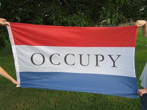 Occupy Large Flag 5x3 feet