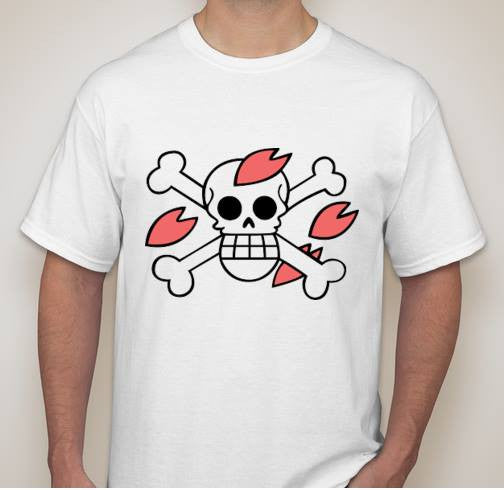 One Piece Anime Chopper Jolly Roger Pirate Flag T-shirt | Blasted Rat