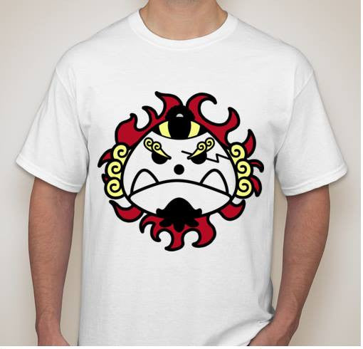 One Piece Anime Sumo Jolly Roger Pirate Flag T-shirt | Blasted Rat