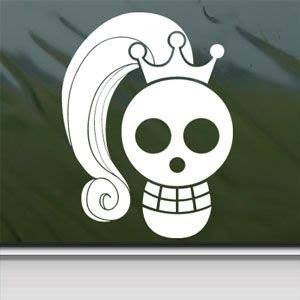 One Piece Vivi Jolly Roger Pirate Flag | Die Cut Vinyl Sticker Decal | Blasted Rat