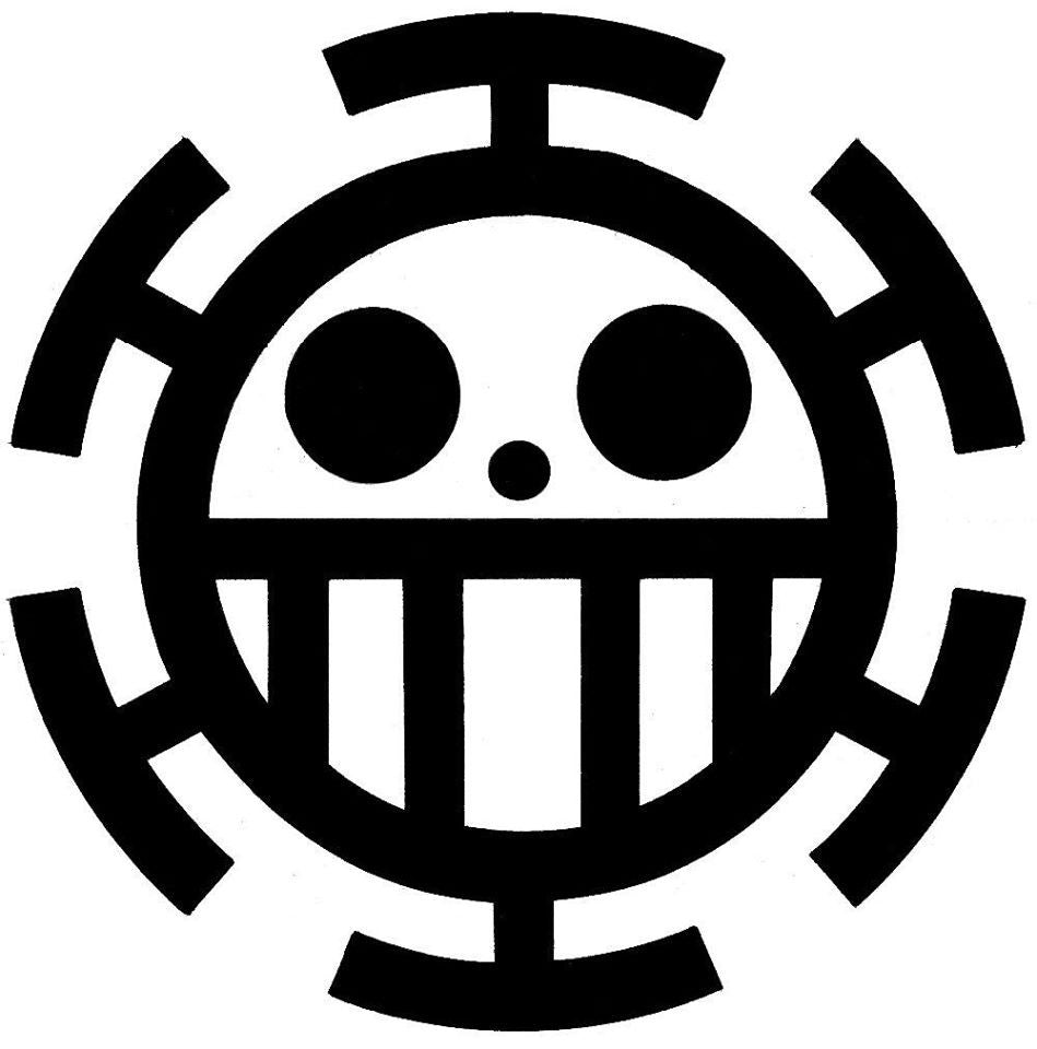 One Piece Heart Jolly Roger | Die Cut Vinyl Sticker Decal | Blasted Rat