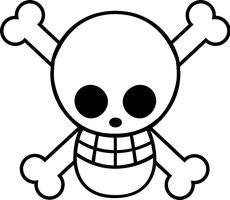 One Piece Pumpkin Jolly Roger | Die Cut Vinyl Sticker Decal | Blasted Rat
