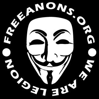 FreeAnons.org - We Are Legion - Die Cut Vinyl Sticker Decal