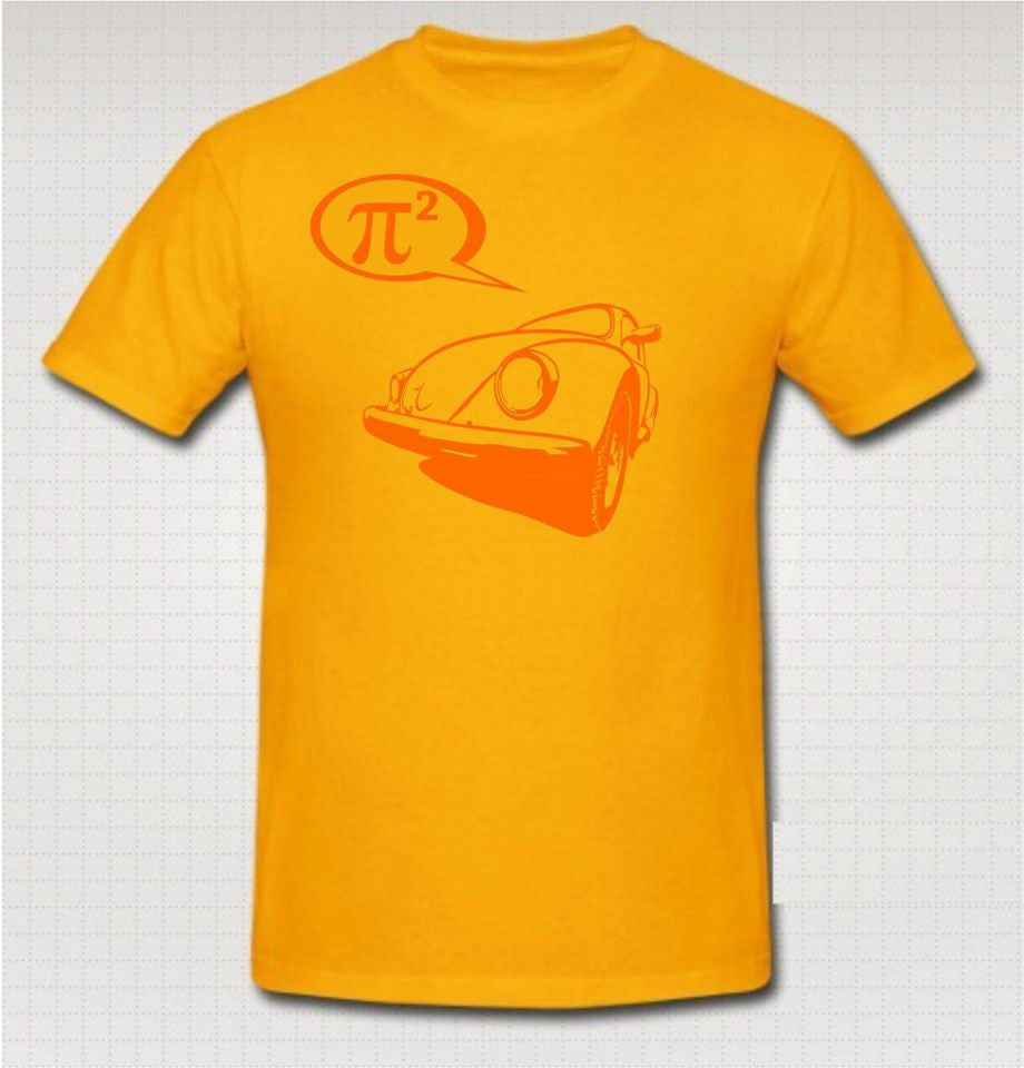 Pi Day π Volkswagen Beetle T-shirt | Blasted Rat