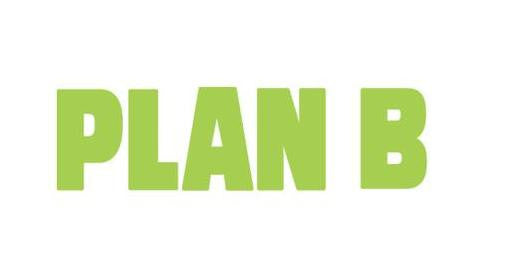 Plan B Text Skateboarding Logo | Die Cut Vinyl Sticker Decal | Blasted Rat