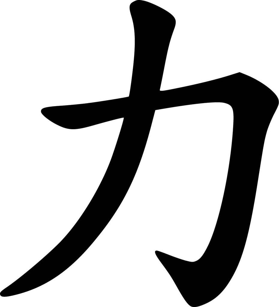 Kanji Power JDM Racing | Die Cut Vinyl Sticker Decal | Blasted Rat