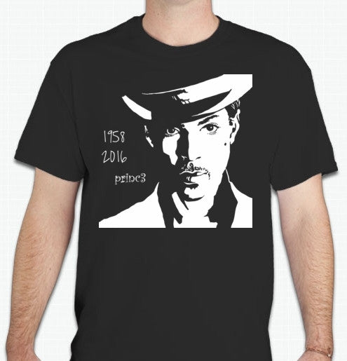 Prince RIP 1958 2016 T-shirt | Blasted Rat