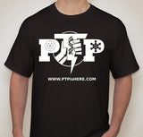 PTP Hip Hop Artist Power Through People Logo URL T-shirt