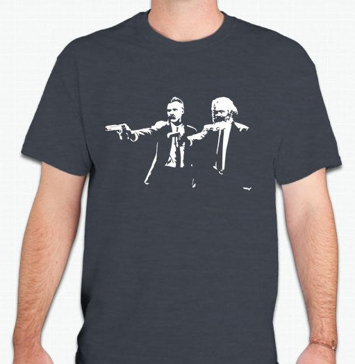 Pulp Fiction Marx Engels T-shirt | Blasted Rat