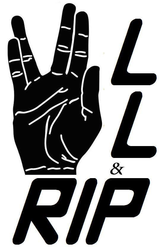 Leonard Nimoy Vulcan Salute LL&RIP | Spock of Star Trek | Die Cut Vinyl Sticker Decal | Blasted Rat