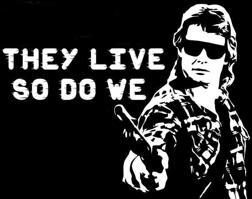 Roddy Piper Rowdy They Live So Do We Movie | Die Cut Vinyl Sticker Wall Decal | Blasted Rat