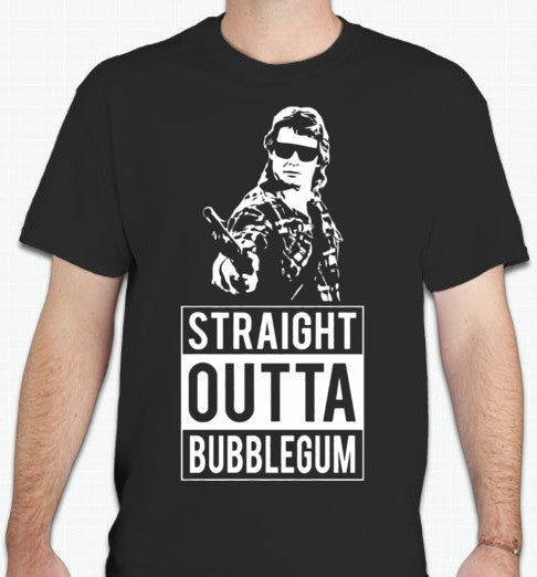 Roddy Piper Rowdy They Live Straight Outta Bubblegum T-shirt | Blasted Rat