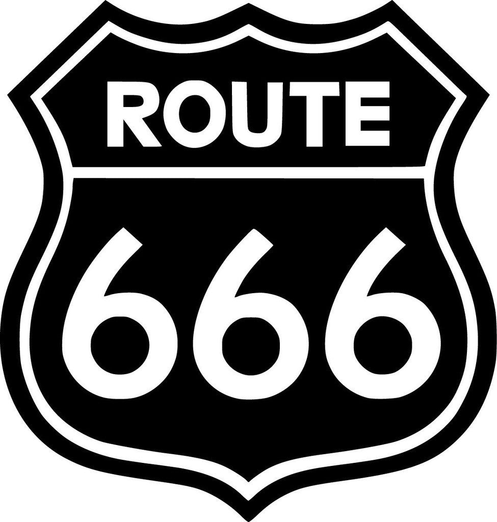 Route 666 JDM Racing | Die Cut Vinyl Sticker Decal | Blasted Rat