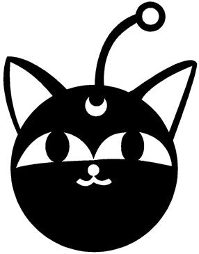 Sailor Moon Luna Robot | Die Cut Vinyl Sticker Decal | Blasted Rat