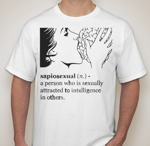 Sapio Sexual Attracted To Intelligence Brain Licker Woman T-shirt | Blasted Rat