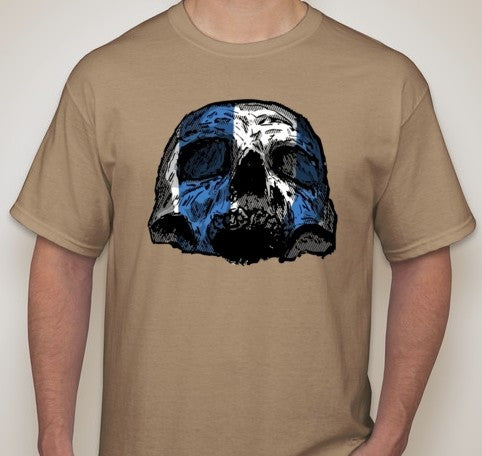 Scottish Independence William Wallace Skull T-shirt | Blasted Rat