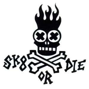 Sk8 or Die | Die Cut Vinyl Sticker Decal | Blasted Rat