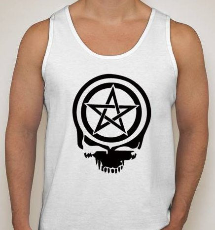Skull With Pentagram Tank Top