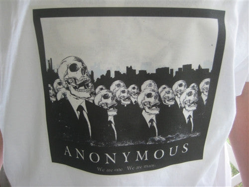 Anonymous We Are One | We Are Many Skulls T-shirt | Blasted Rat