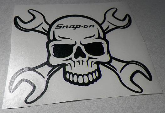 JDM Snap On Toolbox Skull Wrench Japanese Drift Racing  | Die Cut Vinyl Sticker Decal | Blasted Rat