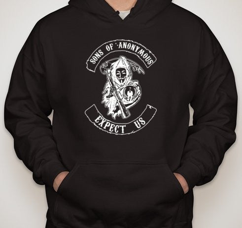 Sons Of Anonymous Reaper With Scythe Hoodie