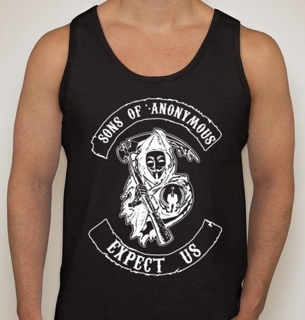 Sons Of Anonymous Reaper With Scythe Tank Top