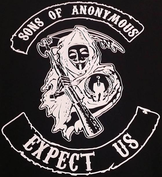 Sons Of Anonymous Reaper With Scythe | Die Cut Vinyl Sticker Decal