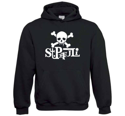 St Pauli Skull Crossbones Antifa Hooligans Football Hoodie