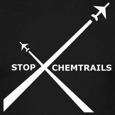 Stop Chemtrails Airplanes Protest | Die Cut Vinyl Sticker Decal | Blasted Rat