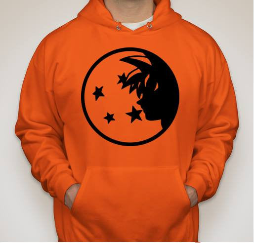 Dragon Ball Z Super Saiyan Portrait Hoodie