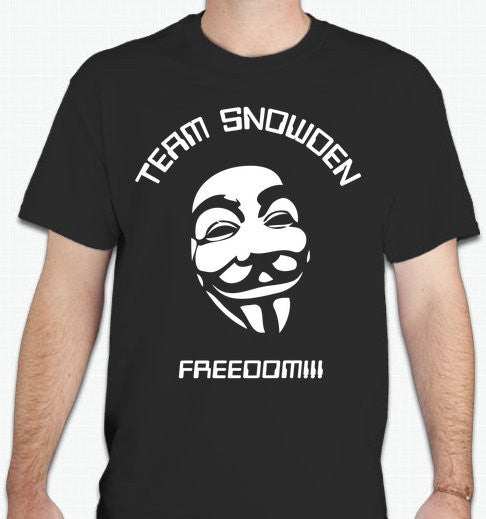 Team Edward Snowden Citizenfour Whistleblower Movie T-shirt