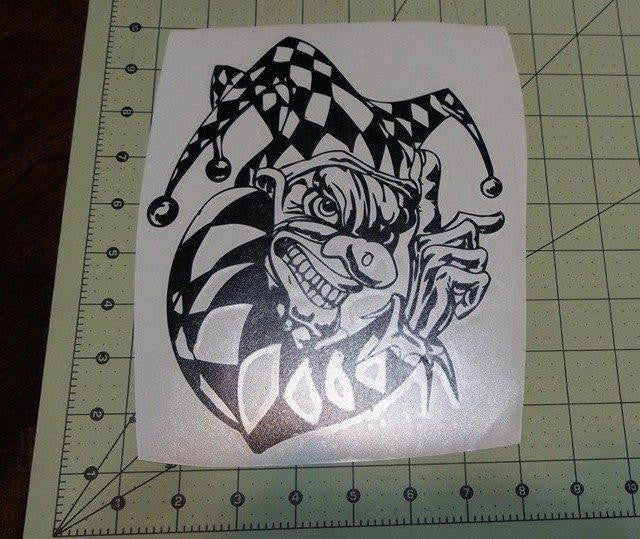 The Jester | Die Cut Vinyl Sticker Decal | Blasted Rat