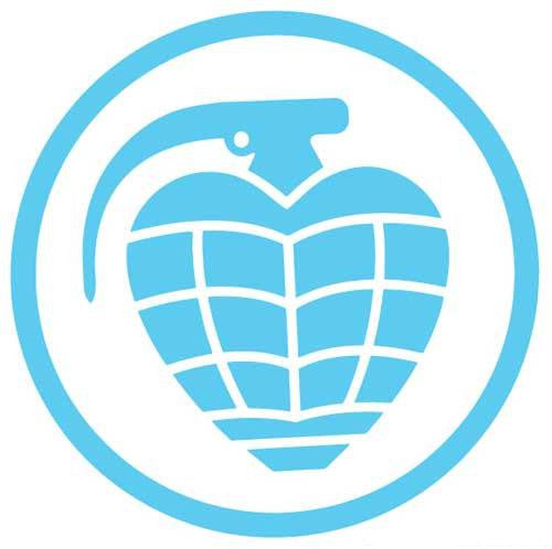 Thunder Grenade | Die Cut Vinyl Sticker Decal | Blasted Rat