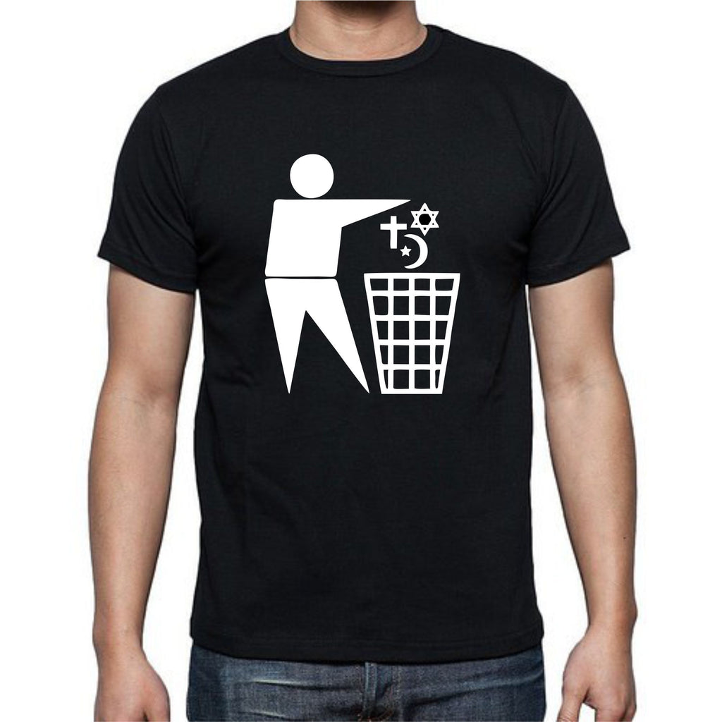 Trash Religion Atheism T-Shirt