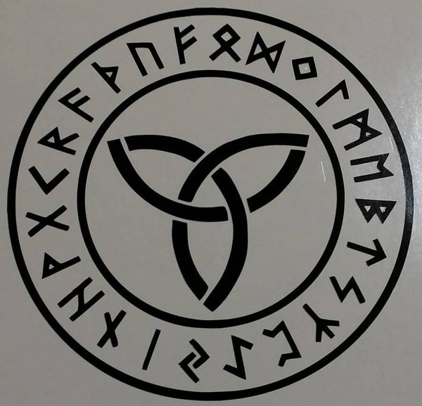 Rune Rats Triquetra Viking Amulet Celtic Runes | Die Cut Vinyl Sticker Decal ...