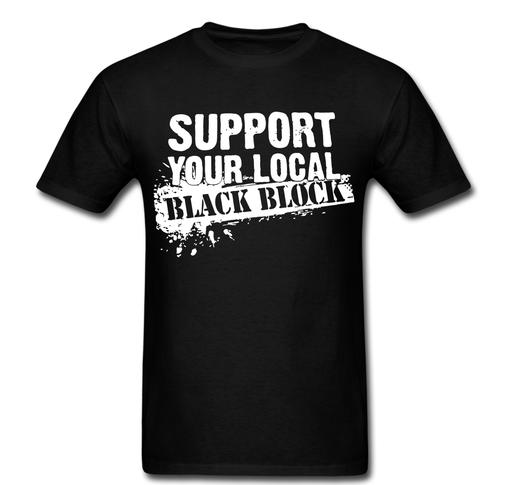 Support Black Block T-shirt