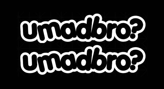 U Mad Bro? JDM Racing | Die Cut Vinyl Sticker Decal | Blasted Rat