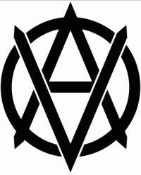 Vegan Anarchist Logo  |  Die Cut Vinyl Sticker Decal | Blasted Rat