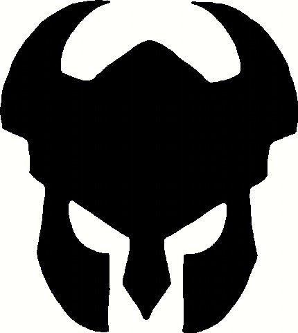 Viking Helmet |  Die Cut Vinyl Sticker Decal