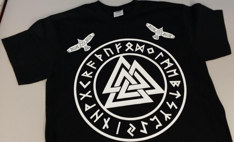 Viking Valknut Ravens Rune Norse T-shirt | Blasted Rat