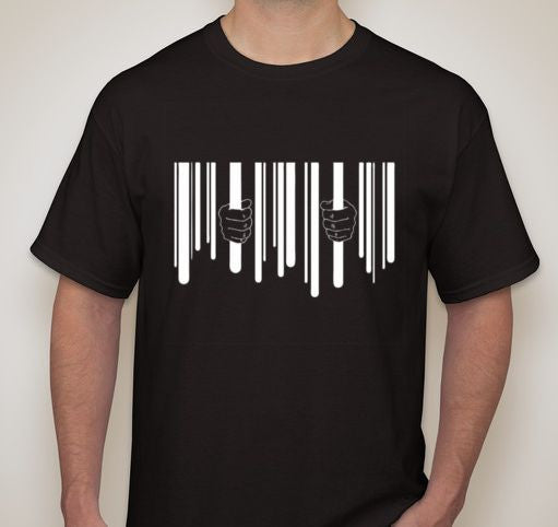 You Are A product Behind Bars Barcode Anti-Capitalist T-shirt